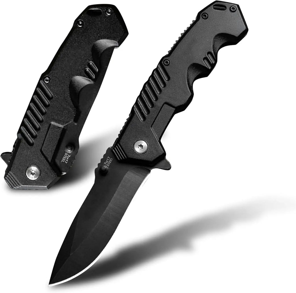 Men's Folding pocket knife, with pocket clip, stainless steel blade, for men and women