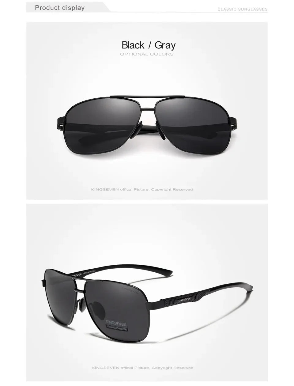 Men's casual shades